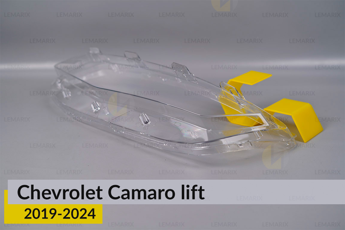 Стекло фары Chevrolet Camaro (2019-2024) рест левое