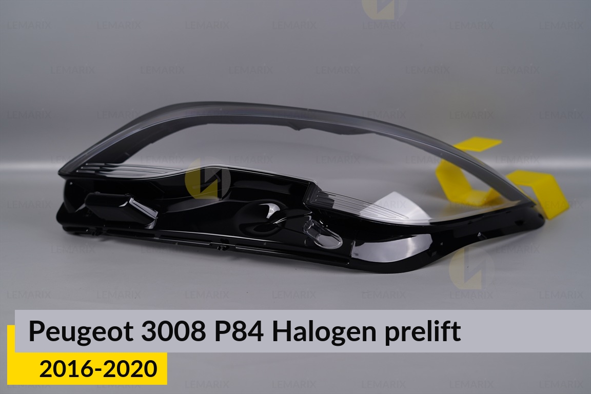 Стекло фары Peugeot 3008 P84 Halogen (2016-2020) дорест левое