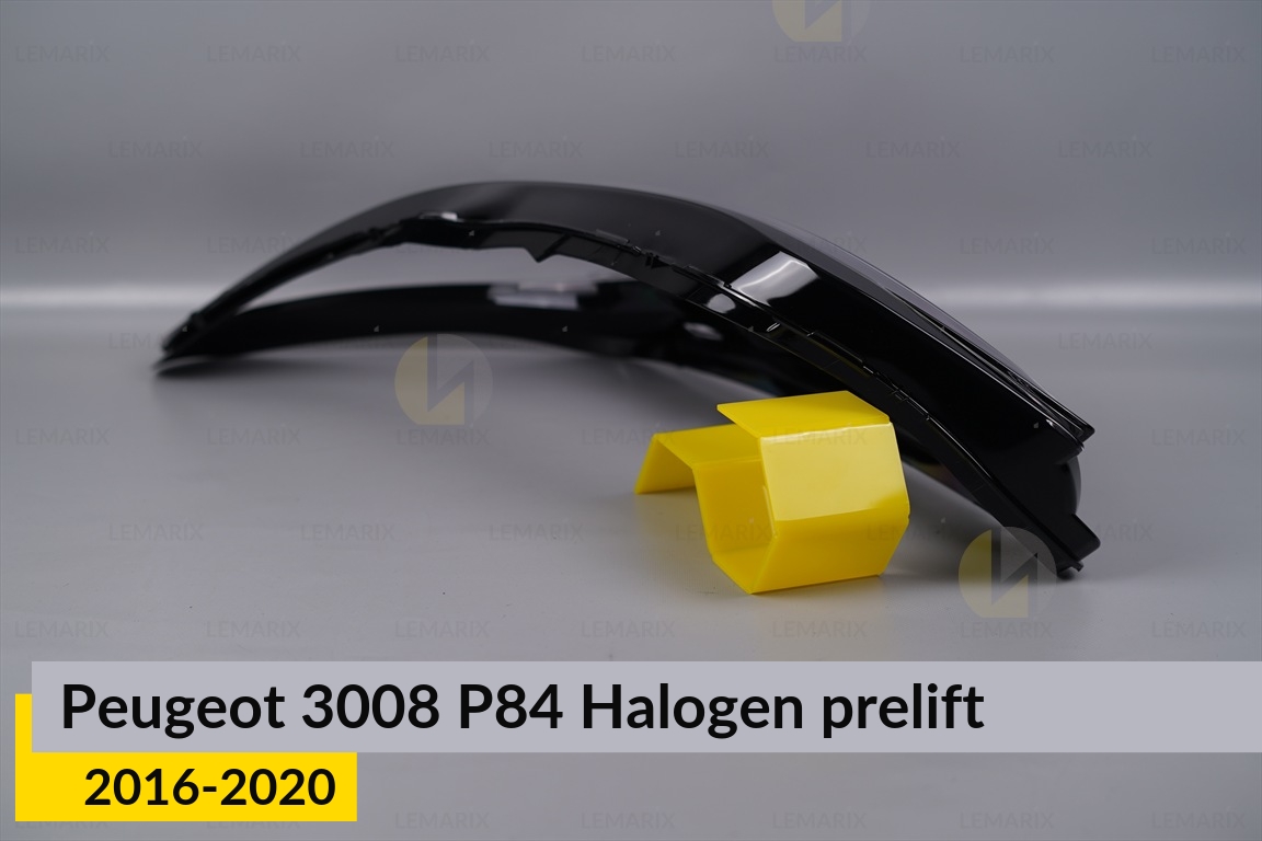 Стекло фары Peugeot 3008 P84 Halogen (2016-2020) дорест левое