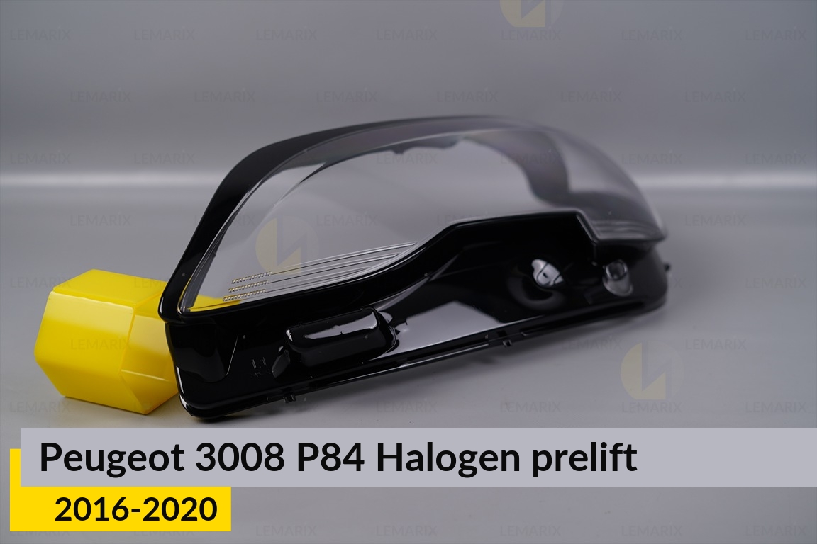 Стекло фары Peugeot 3008 P84 Halogen (2016-2020) дорест левое