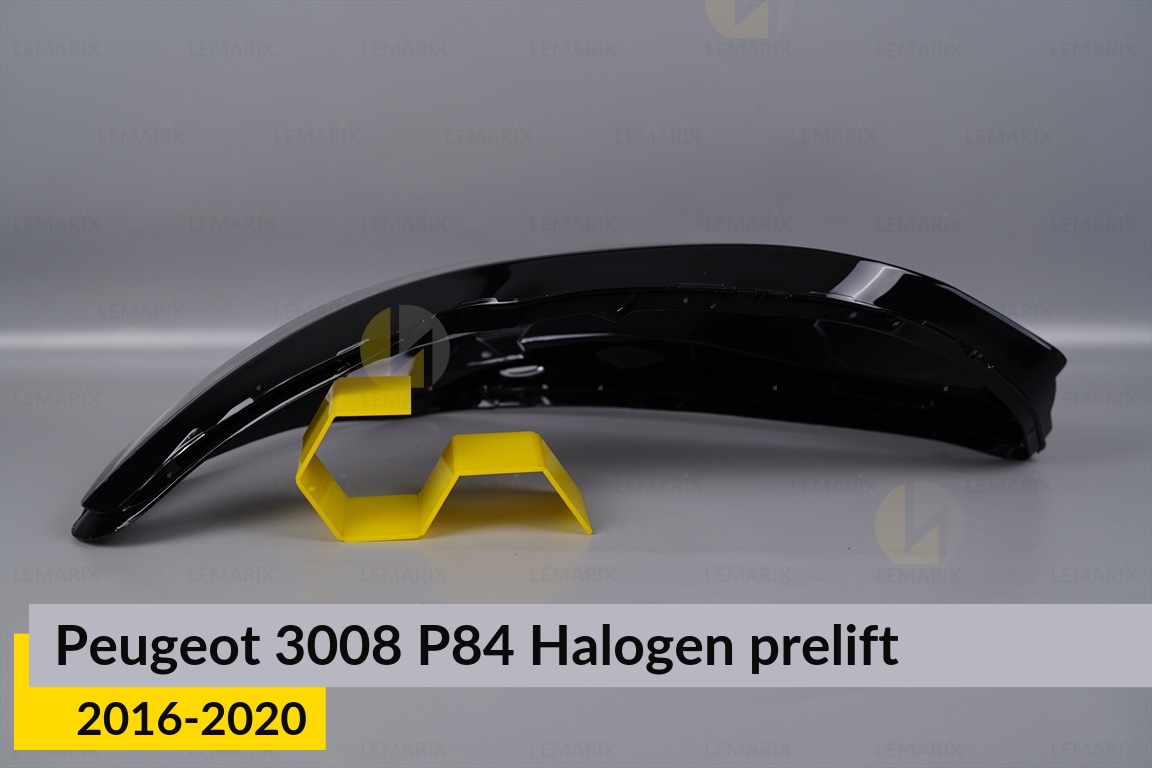 Стекло фары Peugeot 3008 P84 Halogen (2016-2020) дорест левое