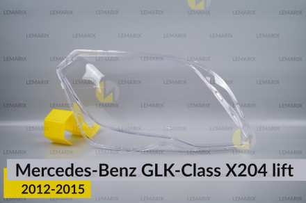 Скло фари Mercedes-Benz GLK-Class X204 (2012-2015) рест праве