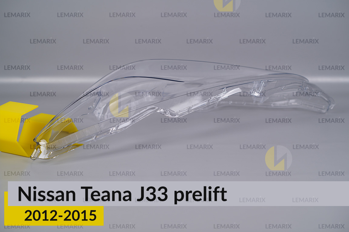 Стекло фары Nissan Teana J33 (2012-2015) дорест левое