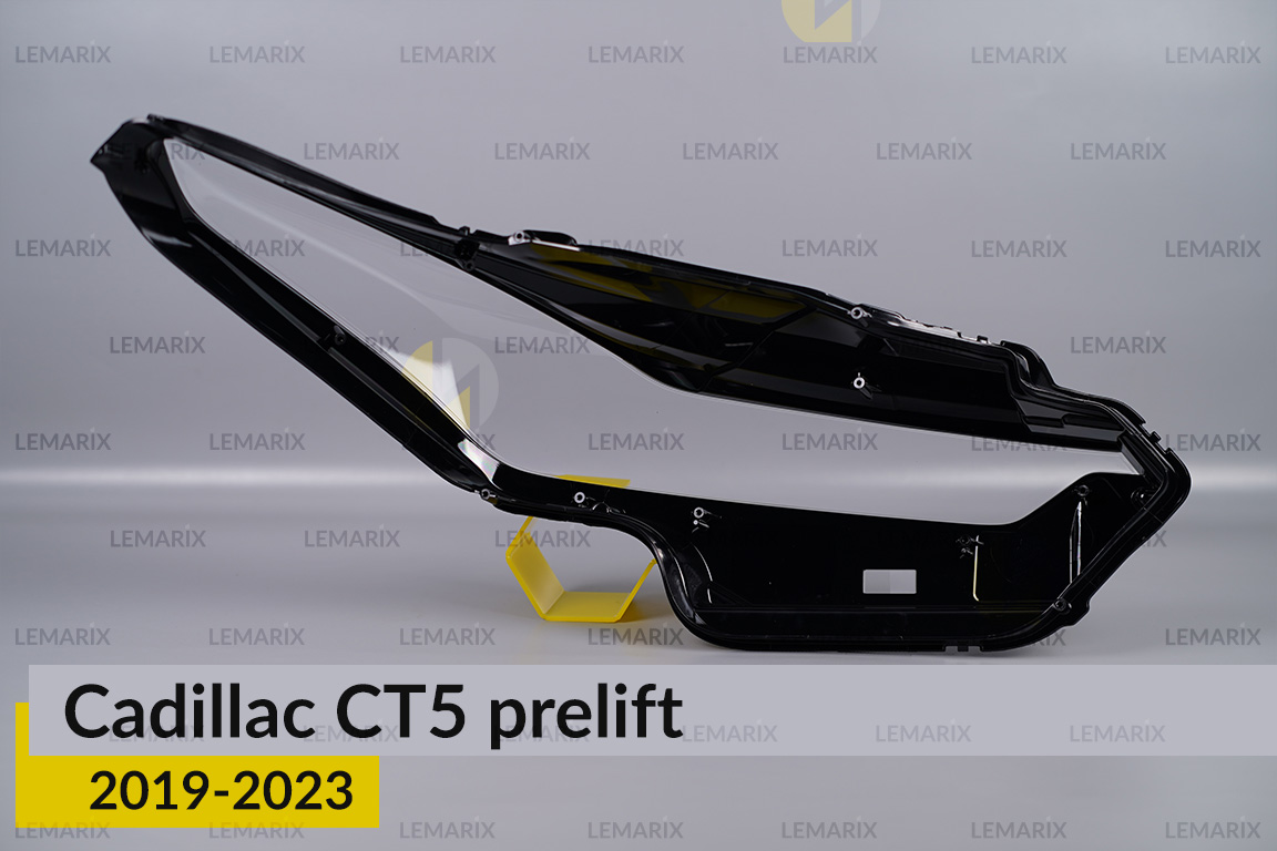 Скло фари Cadillac CT5 (2019-2023) дорест ліве