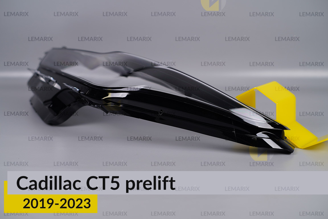 Скло фари Cadillac CT5 (2019-2023) дорест ліве