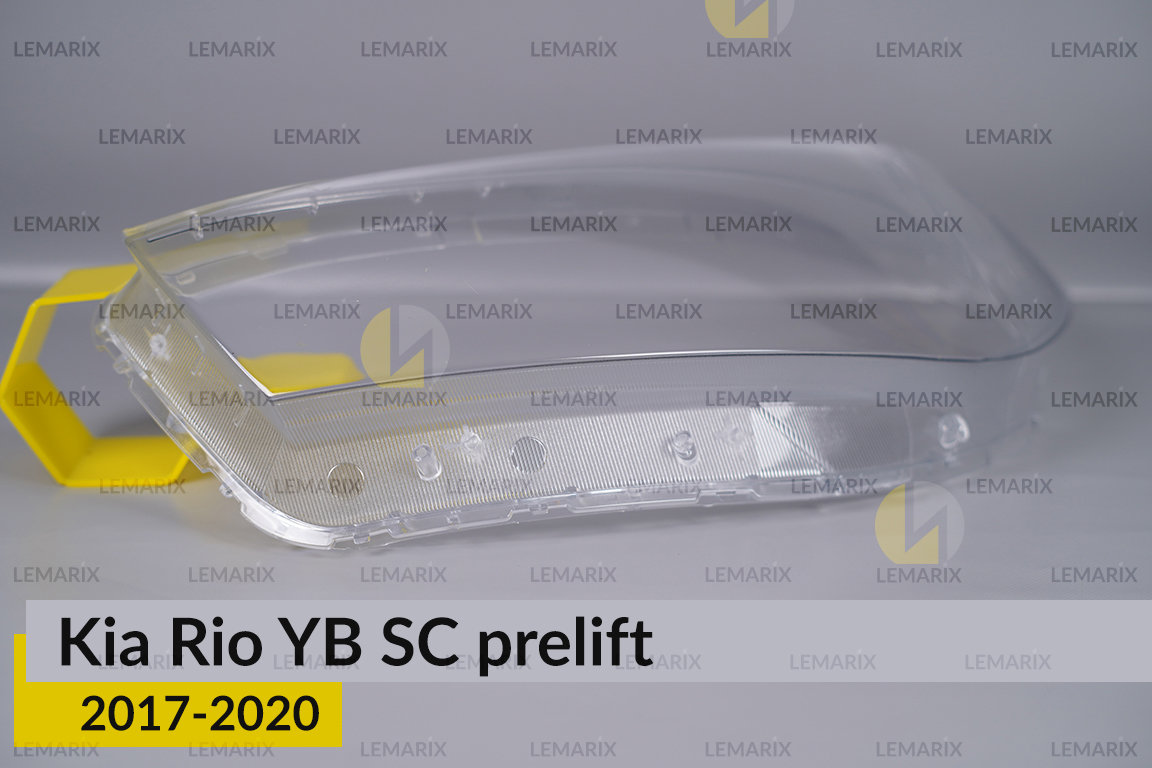 Стекло фары Kia Rio YB SC (2017-2020) дорест левое