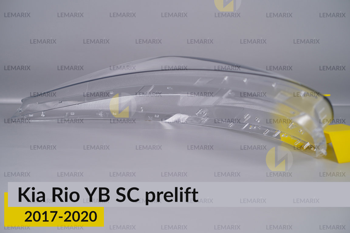Стекло фары Kia Rio YB SC (2017-2020) дорест левое