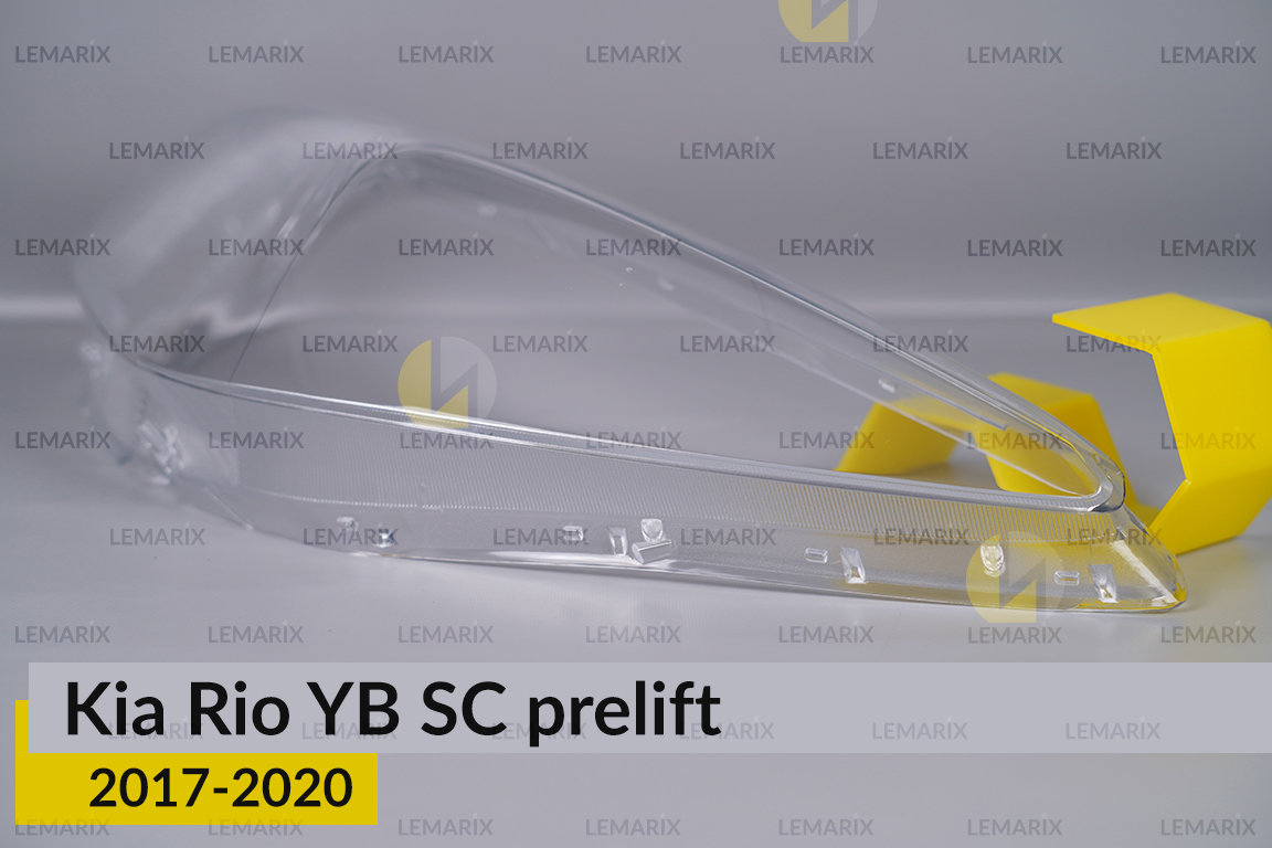 Стекло фары Kia Rio YB SC (2017-2020) дорест левое