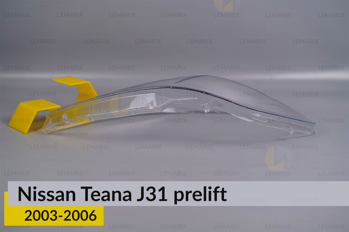 Скло фари Nissan Teana J31 (2003-2006) дорест ліве