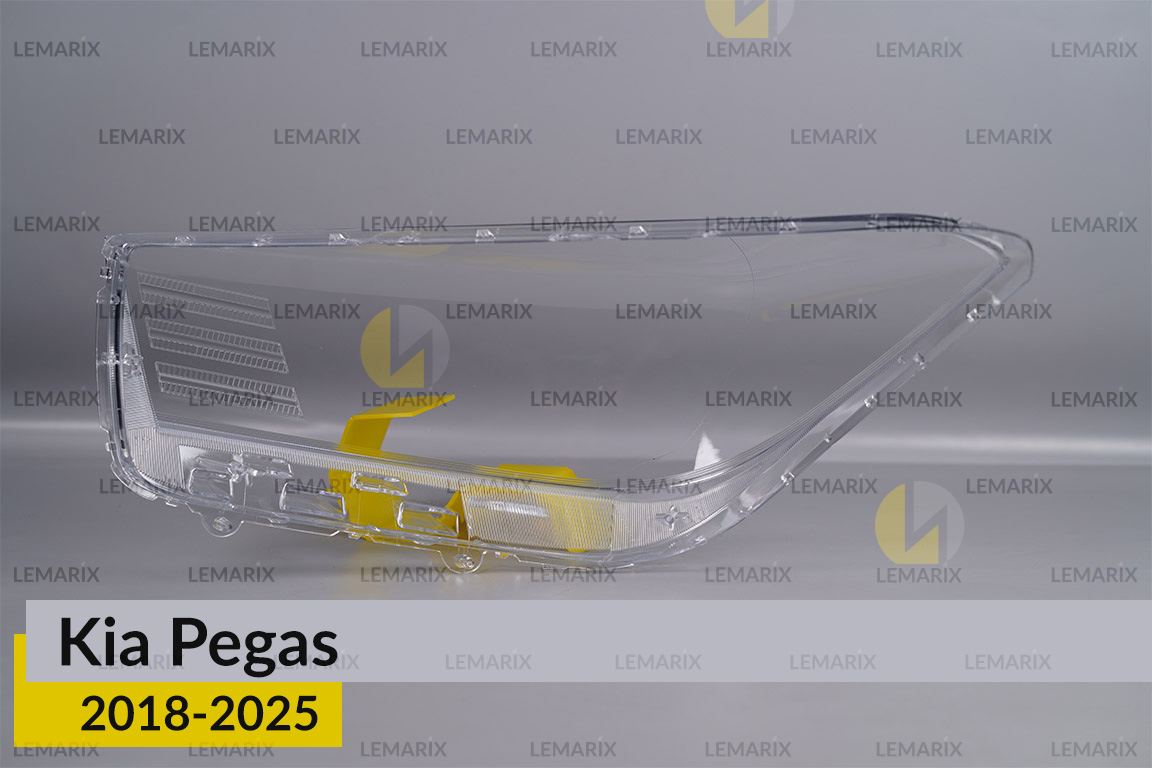 Скло фари Kia Pegas (2018-2026) праве