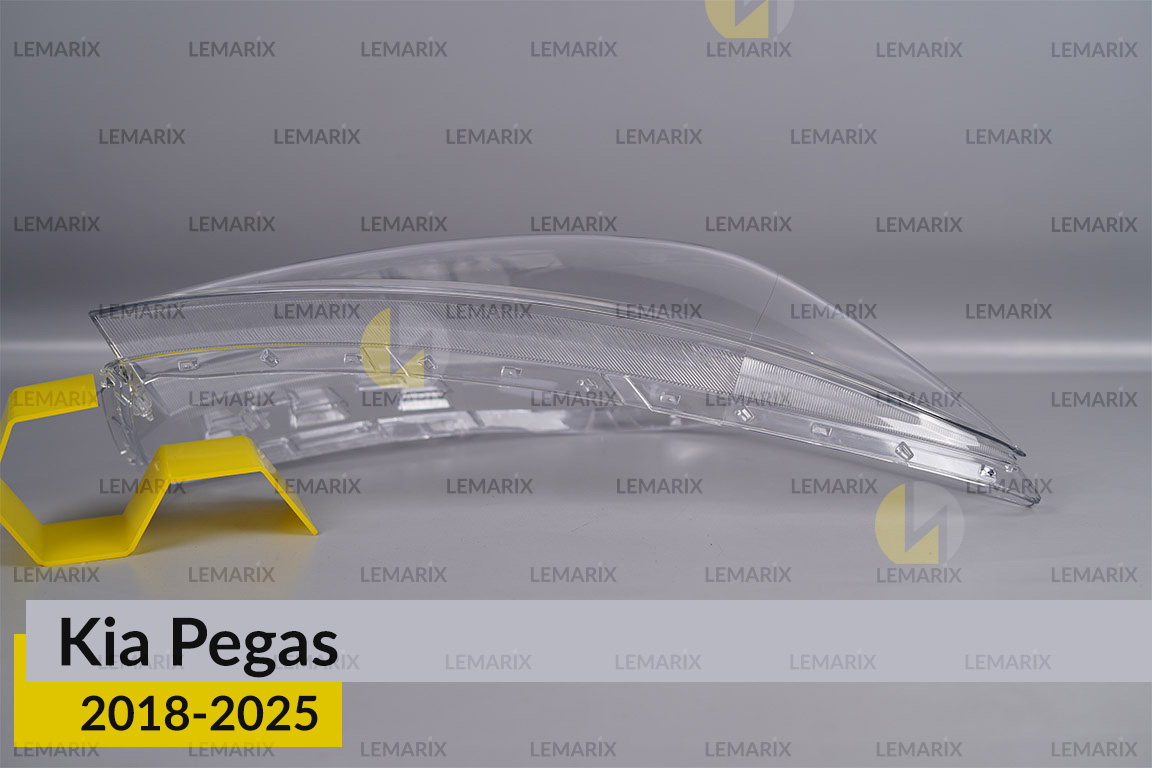 Скло фари Kia Pegas (2018-2026) праве
