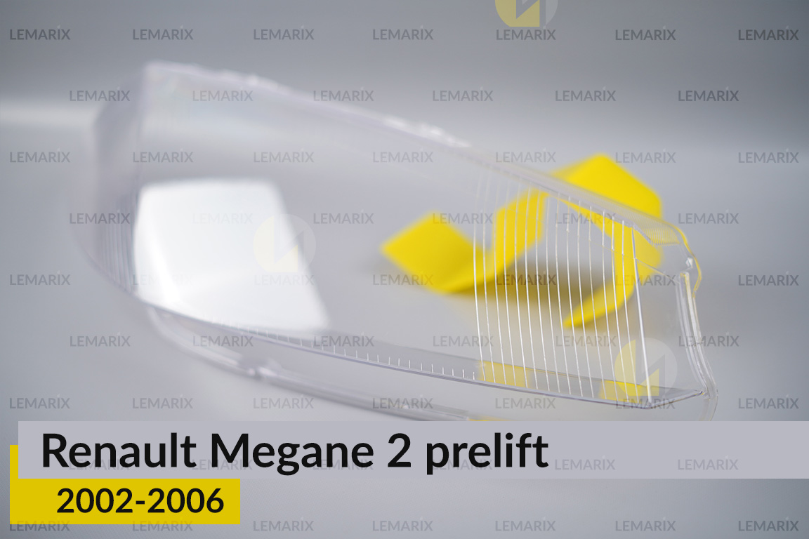 Стекло фары Renault Megane 2 (2002-2006) дорест правое