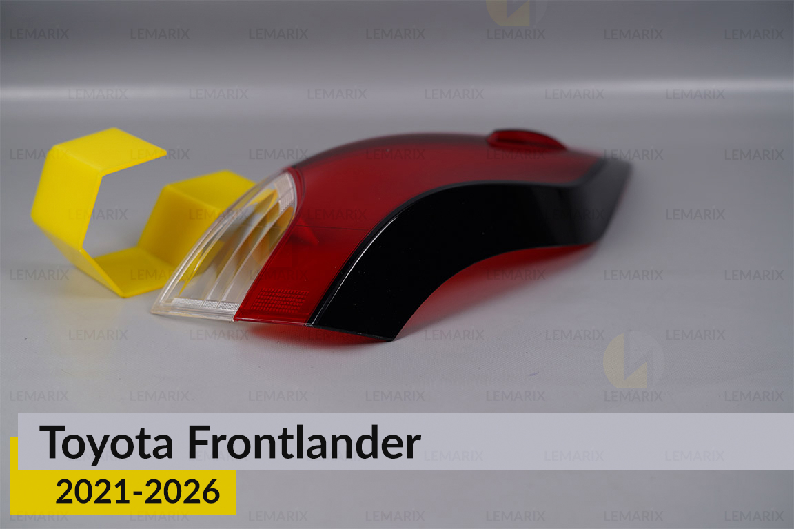 Скло заднього ліхтаря зовнішнє в крилі Toyota Frontlander (2021-2026) ліве