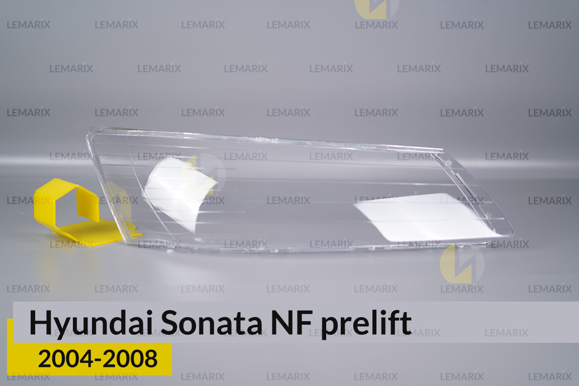Стекло фары Hyundai Sonata NF (2004-2008) дорест правое