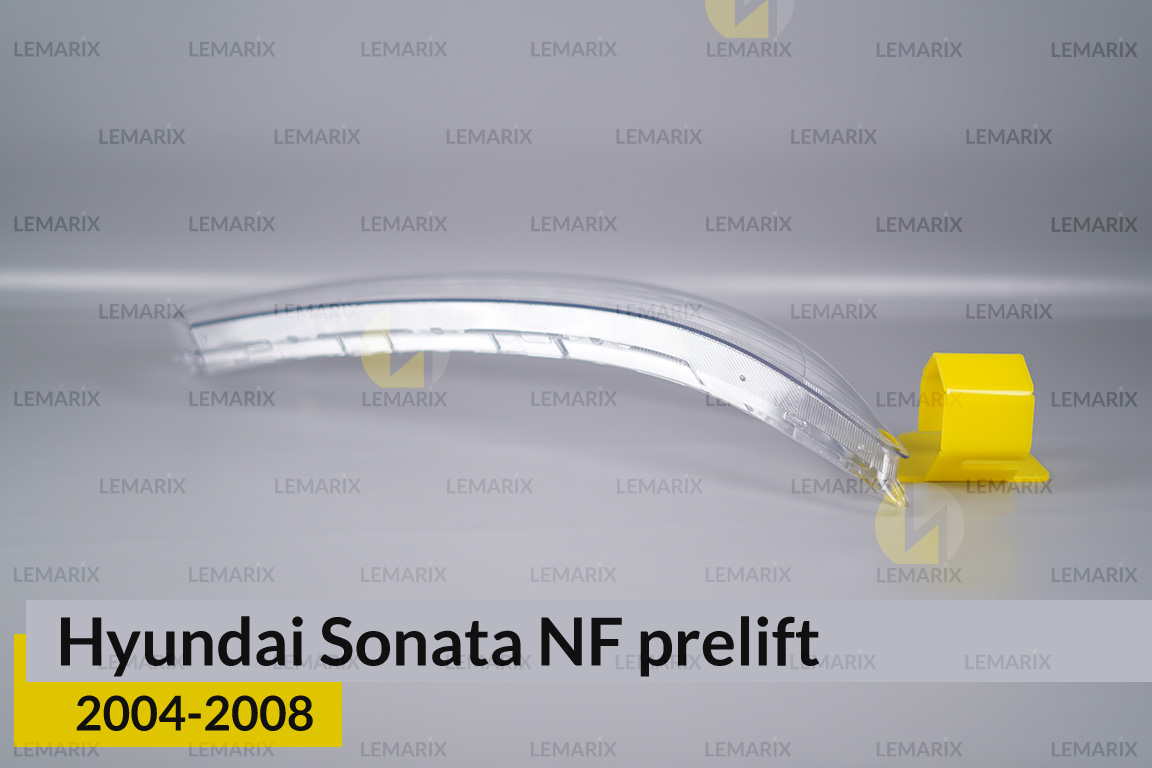 Стекло фары Hyundai Sonata NF (2004-2008) дорест правое