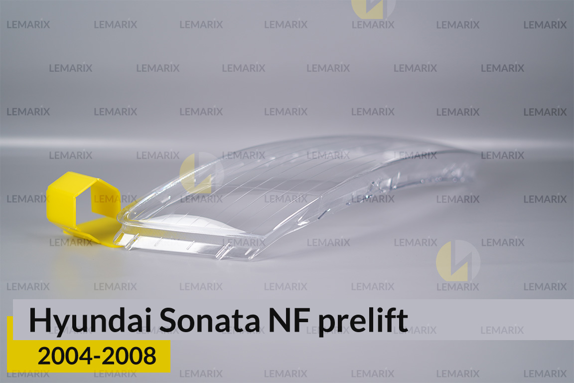 Стекло фары Hyundai Sonata NF (2004-2008) дорест правое