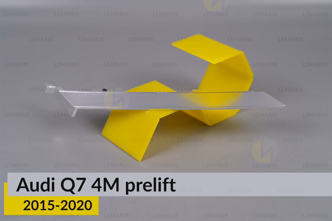 Хромированный декор внутреннего световода верхний Audi Q7 4M (2015-2020) дорест правый