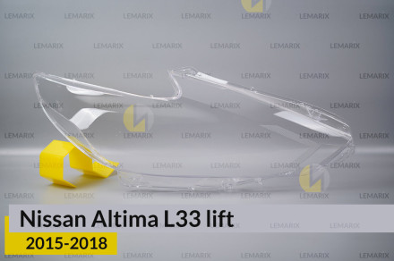 Стекло фары Nissan Altima L33 (2015-2018) рест правое