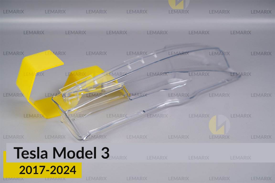 Скло протитуманної фари Tesla Model 3 (2017-2025) ліве