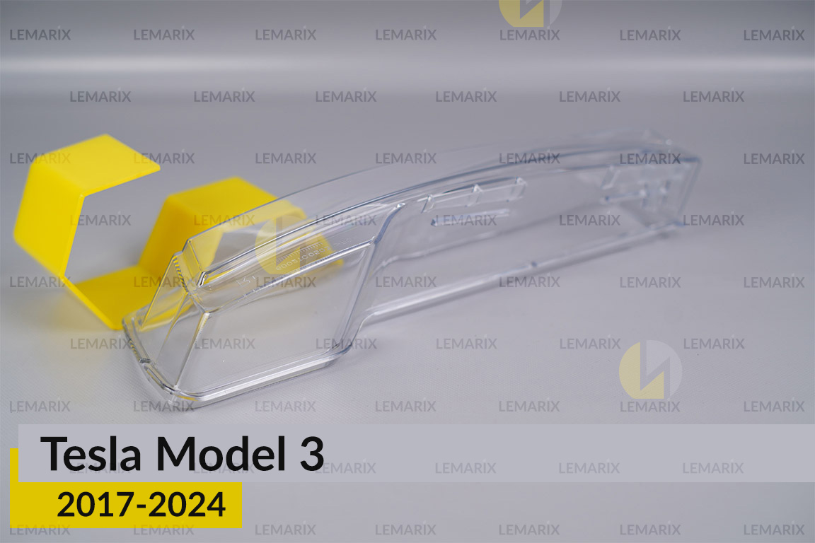 Скло протитуманної фари Tesla Model 3 (2017-2025) ліве