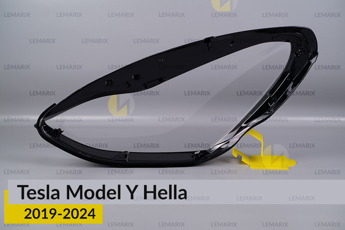 Скло фари Tesla Model Y Hella (2019-2023) праве