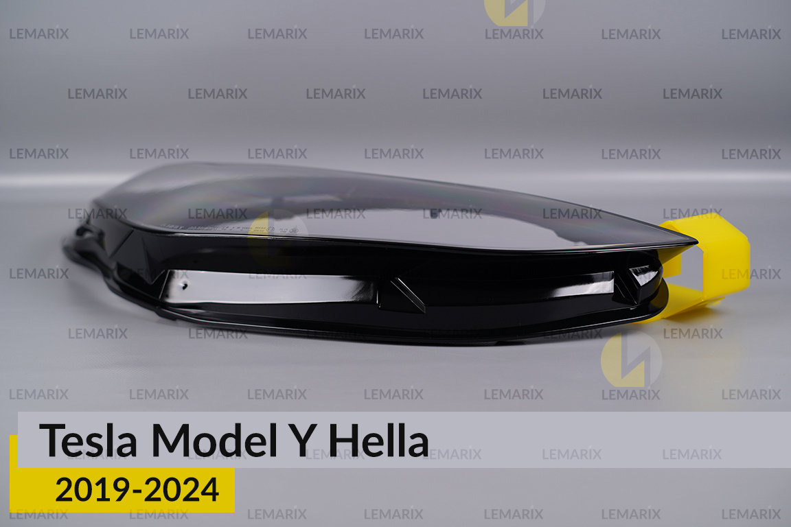 Скло фари Tesla Model Y Hella (2019-2023) праве