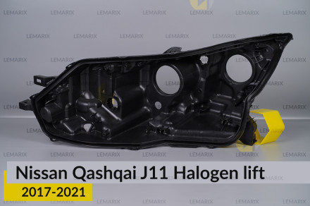 Корпус фари Nissan Qashqai J11 Halogen (2017-2021) рест лівий