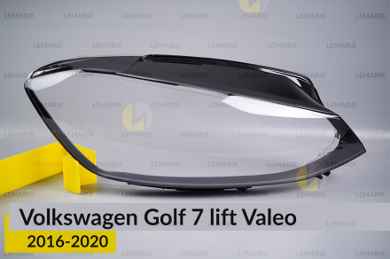 Скло фари VW Volkswagen Golf 7 Valeo (2016-2020) рест праве