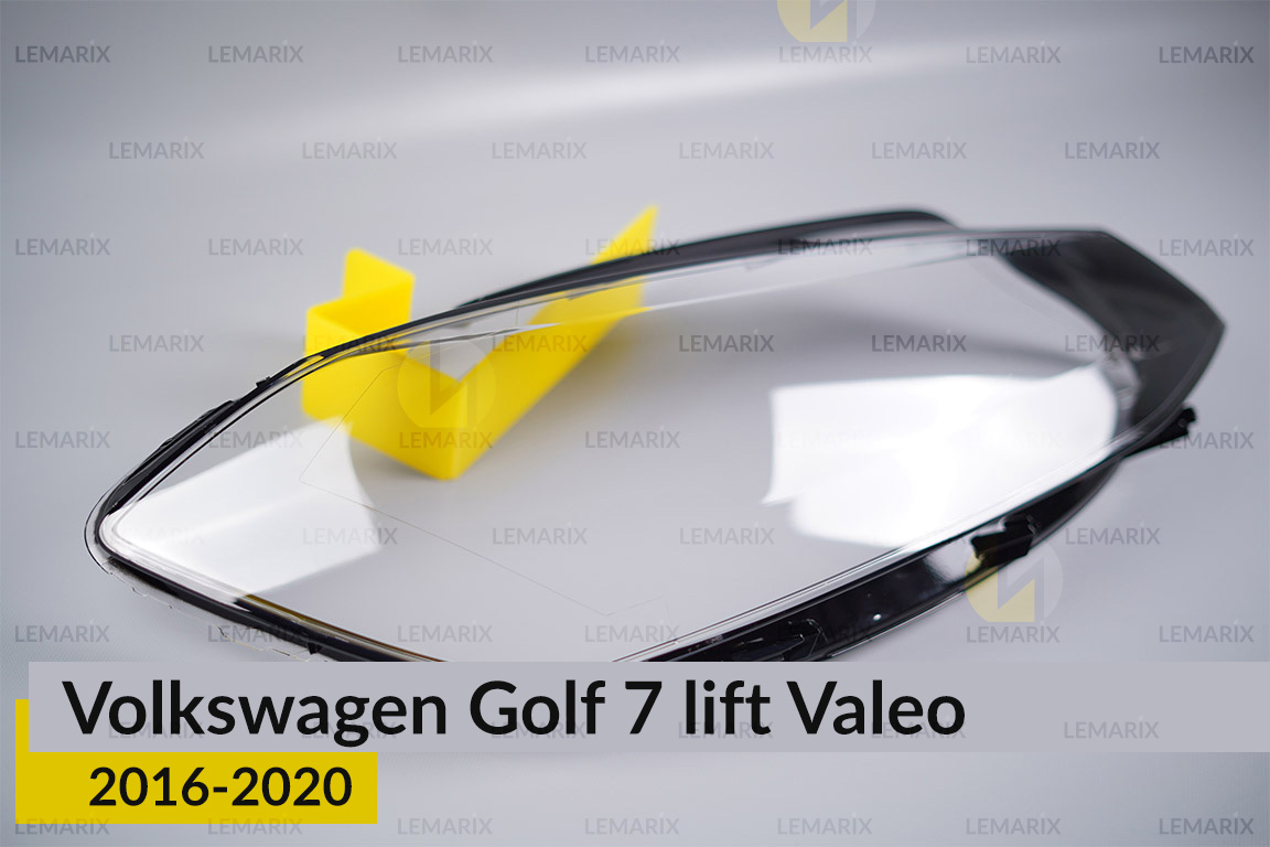 Скло фари VW Volkswagen Golf 7 Valeo (2016-2020) рест праве