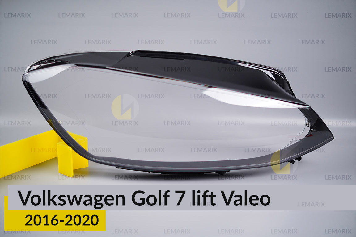Стекло фары VW Volkswagen Golf 7 Valeo (2016-2020) рест правое