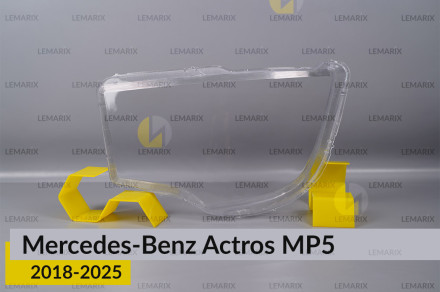 Стекло фары Mercedes-Benz Actros MP5 (2018-2026) левое