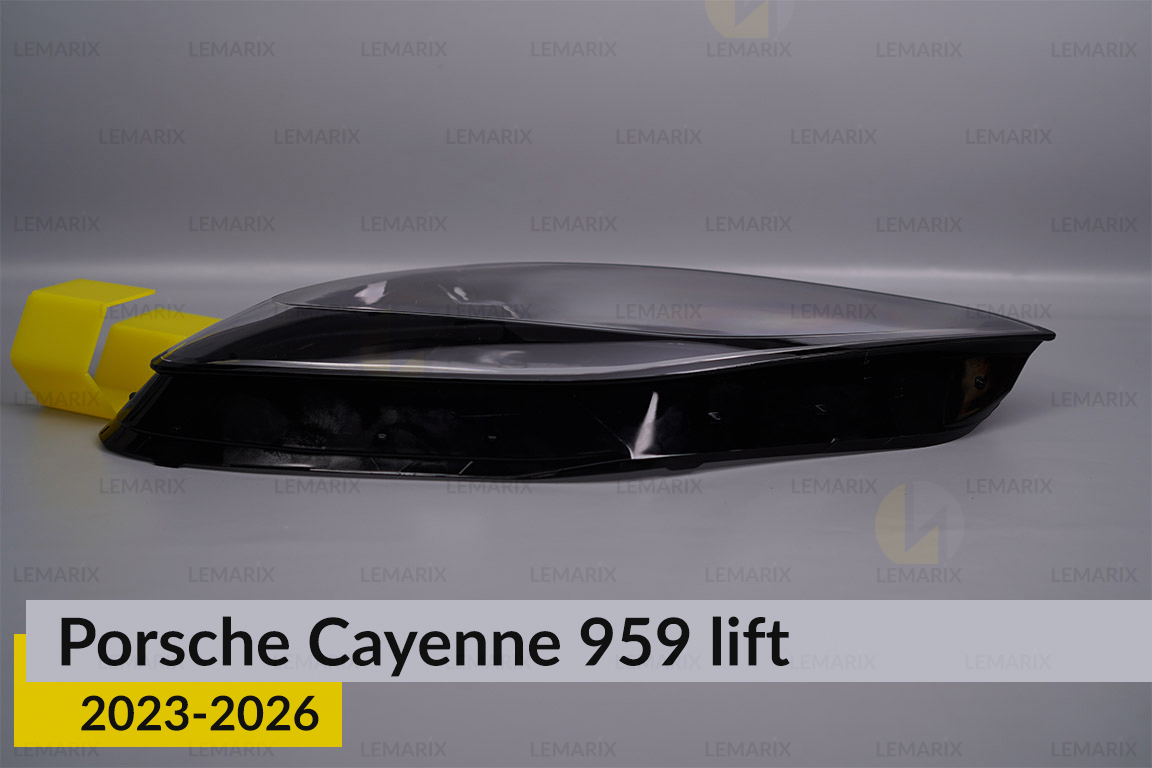 Стекло фары Porsche Cayenne 959 (2023-2026) рест левое