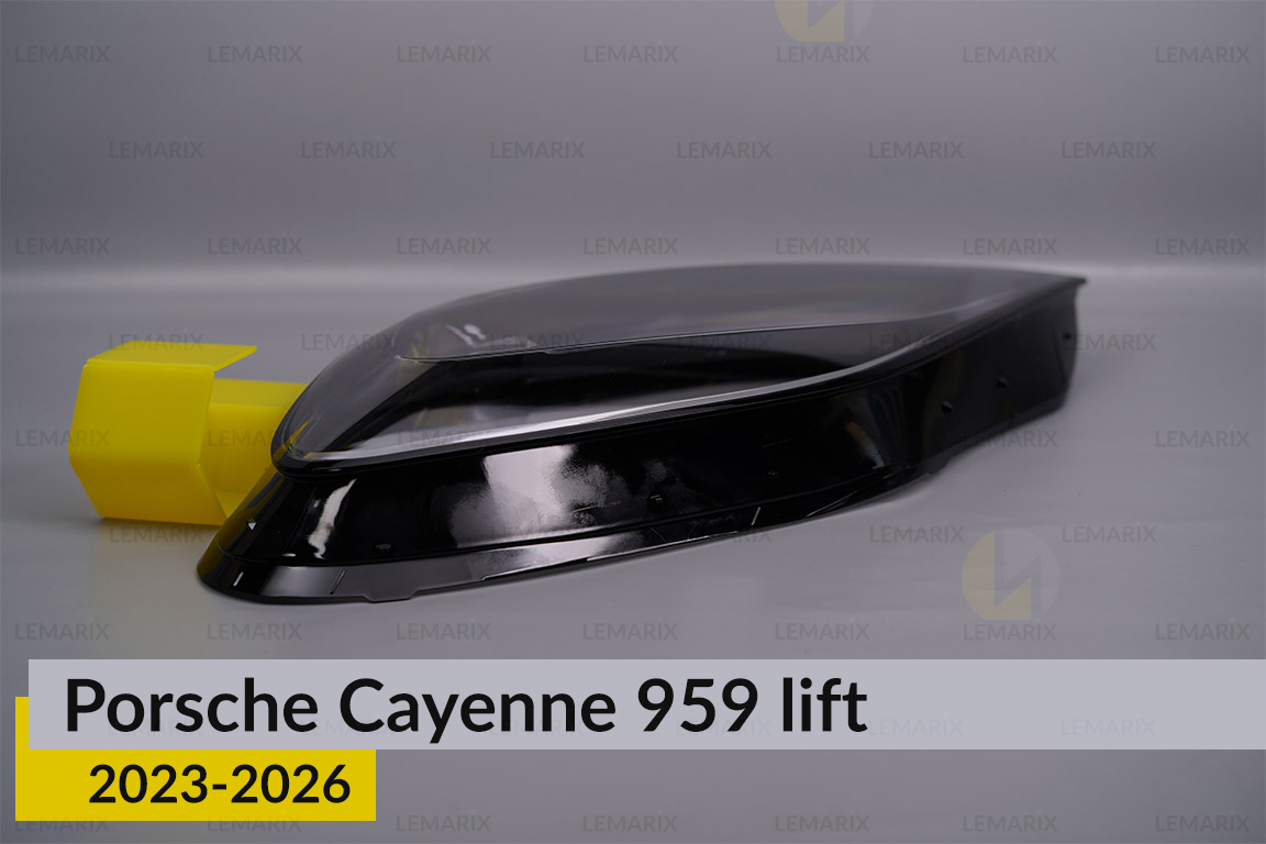Стекло фары Porsche Cayenne 959 (2023-2026) рест левое