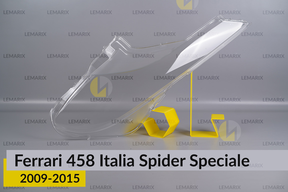 Стекло фары Ferrari 458 Italia Spider Speciale (2009-2015) левое