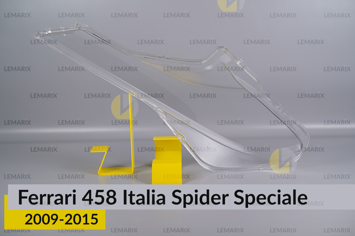 Стекло фары Ferrari 458 Italia Spider Speciale (2009-2015) левое