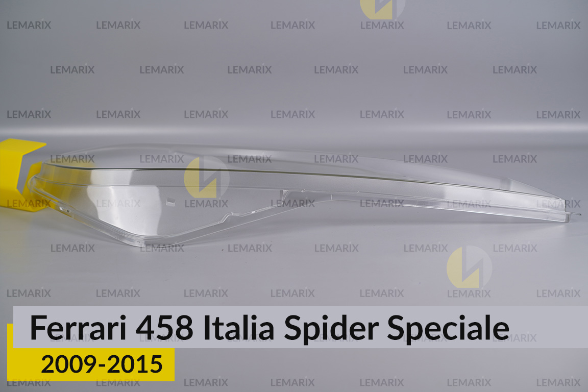 Стекло фары Ferrari 458 Italia Spider Speciale (2009-2015) левое