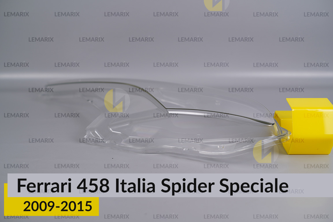 Стекло фары Ferrari 458 Italia Spider Speciale (2009-2015) левое