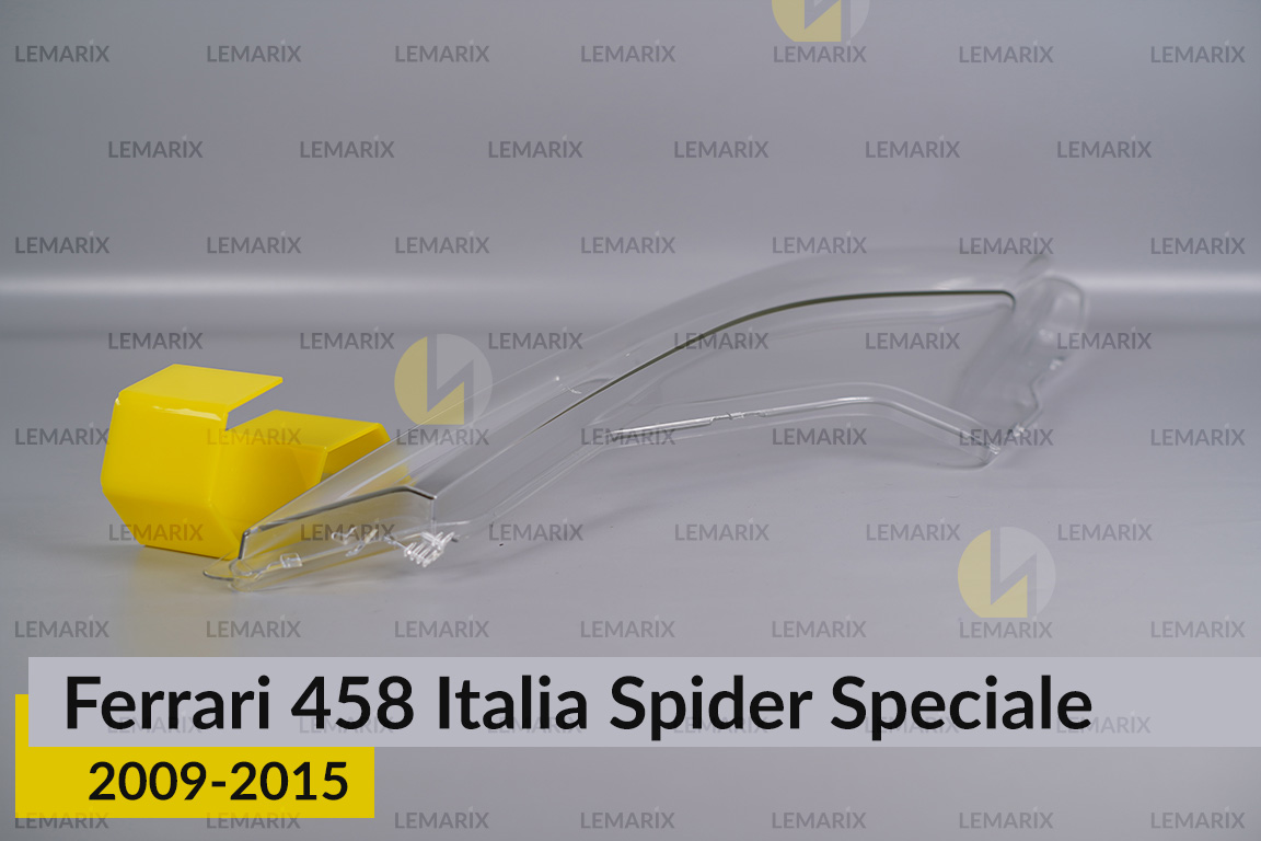 Стекло фары Ferrari 458 Italia Spider Speciale (2009-2015) левое
