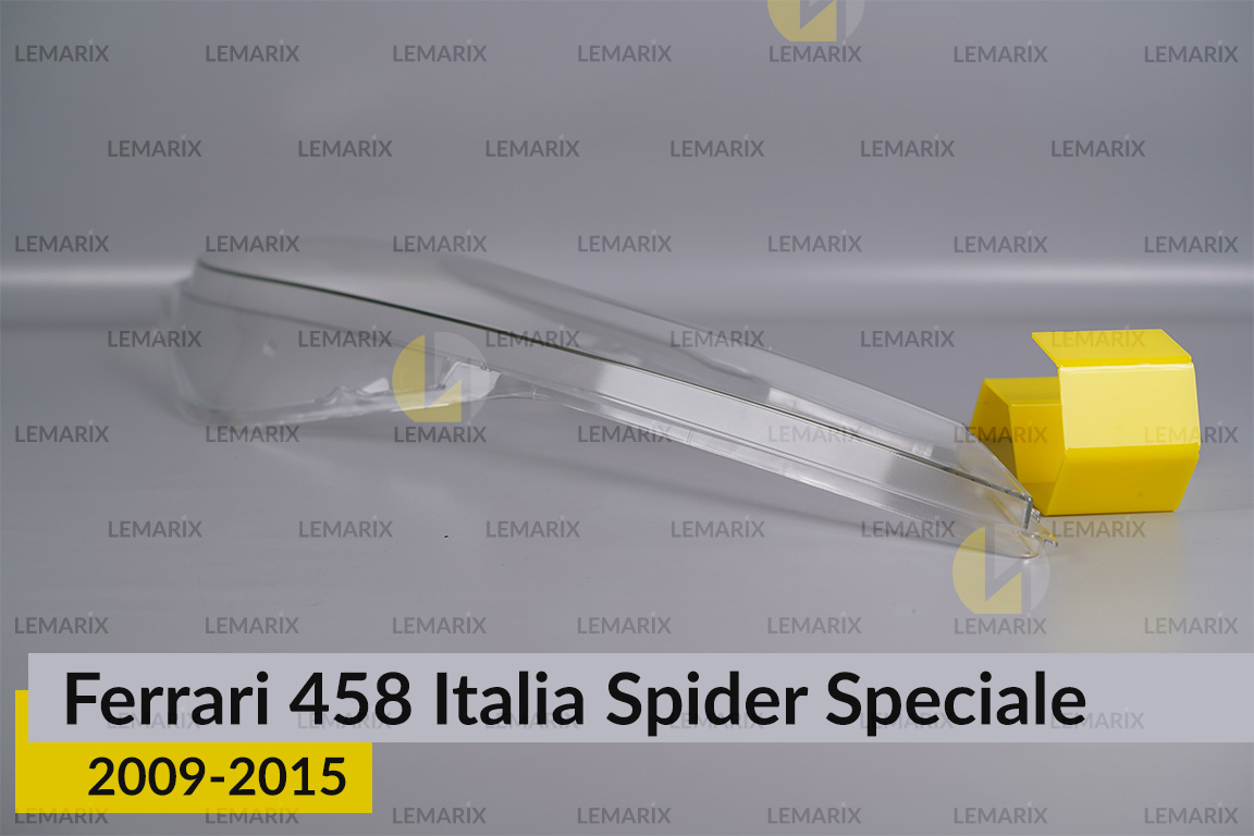 Стекло фары Ferrari 458 Italia Spider Speciale (2009-2015) левое