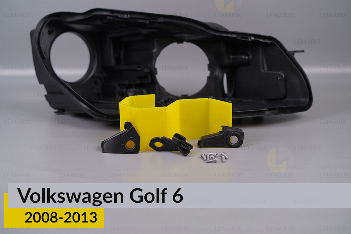 Ремкомплект кріплення корпуса фар VW Volkswagen Golf 6 (2008-2013) правий – 3 од.