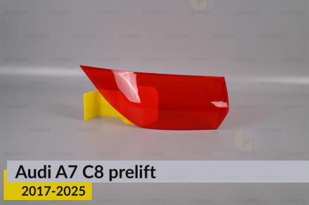 Стекло заднего фонаря внешнее в крыле Audi A7 C8 (2017-2025) дорест правое