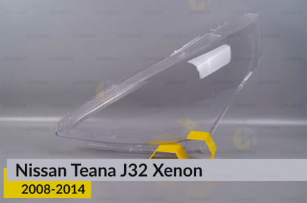 Стекло фары Nissan Teana J32 Xenon (2008-2014) левое