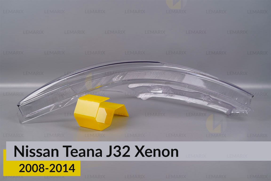 Стекло фары Nissan Teana J32 Xenon (2008-2014) левое