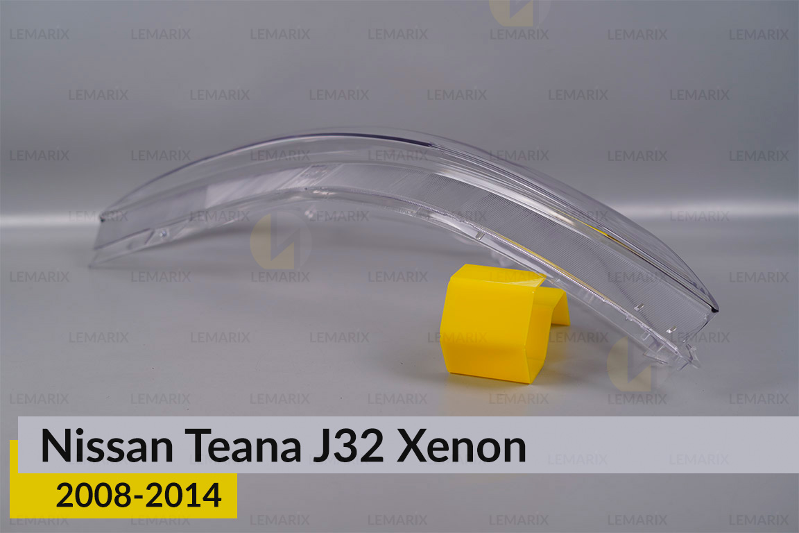 Стекло фары Nissan Teana J32 Xenon (2008-2014) левое