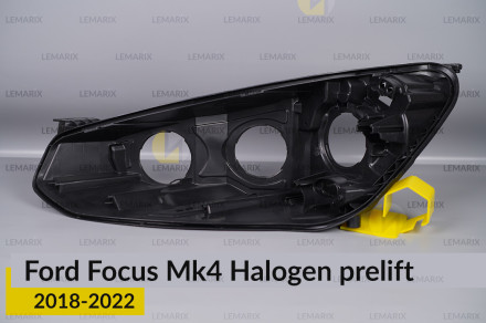 Корпус фары Ford Focus Mk4 Halogen (2018-2022) дорест левый