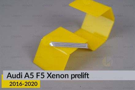 Хромований декор боковий Audi A5 F5 Xenon (2016-2020) дорест правий