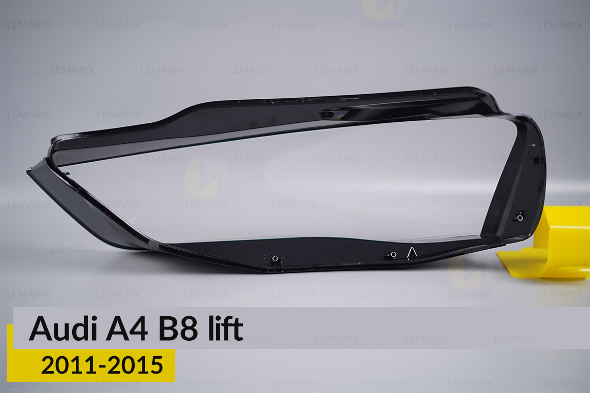 Стекло фары Audi A4 B8 (2011-2015) рест правое