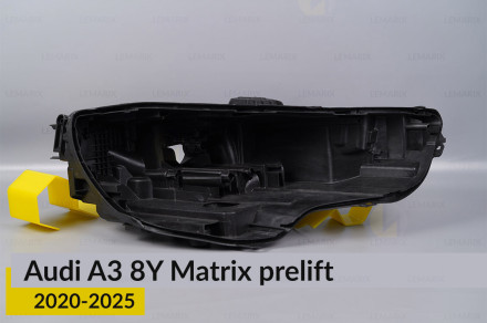 Корпус фари Audi A3 8Y Matrix (2020-2026) дорест правий