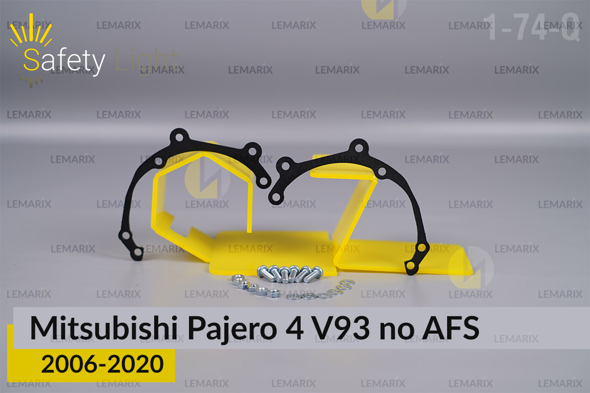 Перехідна рамка для Mitsubishi Pajero 4 V93 no AFS (2006-2020)