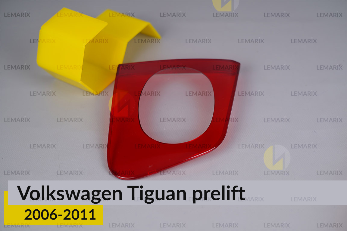 Скло заднього ліхтаря внутрішнє в кришці багажника VW Volkswagen Tiguan (2006-2011) дорест ліве